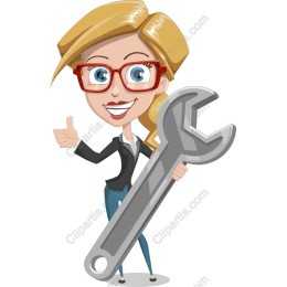 Confident Mechanic Woman