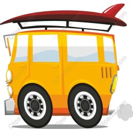 Surf's Up Retro Van