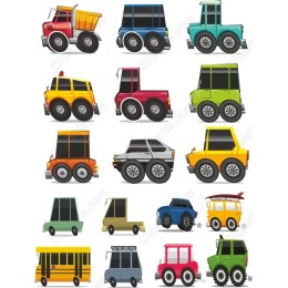 Vibrant Vehicle Clipart Set