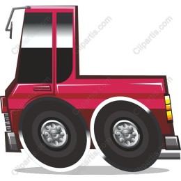 Stylized Red Truck