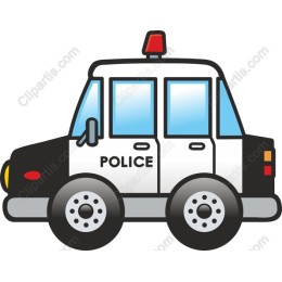 Cartoon Police Car