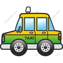 Cheerful Taxi Cab