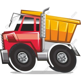Vibrant Dump Truck