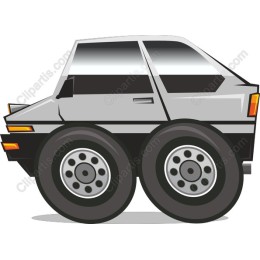 Modern Compact Car