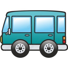Teal Minivan