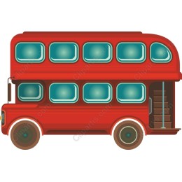 Classic Red Double-Decker Bus