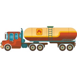 Retro Fuel Tanker Truck