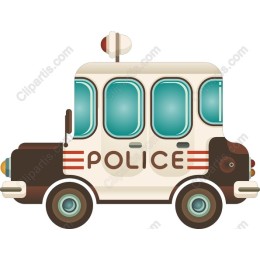 Retro Police Car