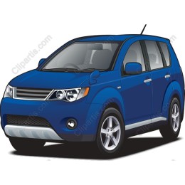 Blue SUV