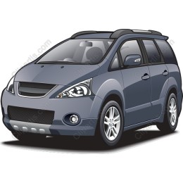 Premium Grey Minivan