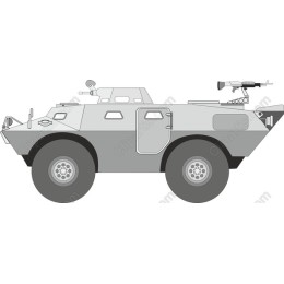 Armored Military Vehicle
