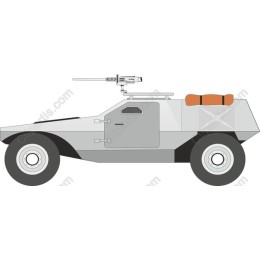 Modern Armored Tactical Vehicle