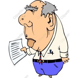 Quirky Cartoon Elderly Gentleman