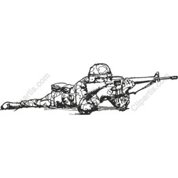Prone Soldier