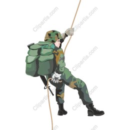 Climbing Soldier