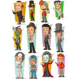 Character Clipart Bundle - 12 Unique