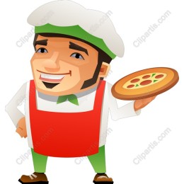 Pizza Chef Cartoon