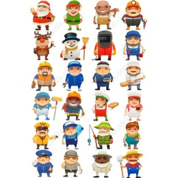 Vibrant Character Set