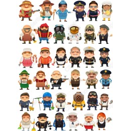 Diverse Character Bundle - 36 Unique