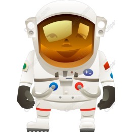 Cheerful Astronaut