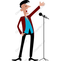Dynamic Male Singer Performance