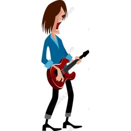 Rocking Guitarist