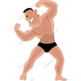 Energetic Muscular Man