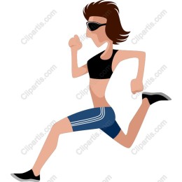 Athletic Woman Running