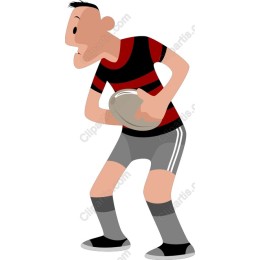 Vibrant Rugby Player