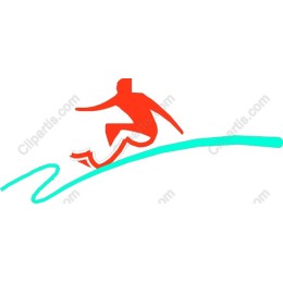 Vibrant Surfer