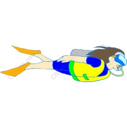 Vibrant Scuba Diver