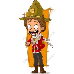Cheerful Ranger Character