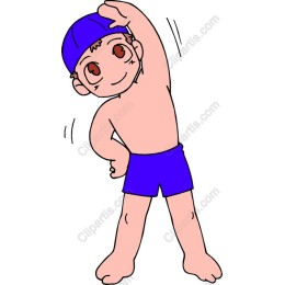 Cheerful Young Swimmer
