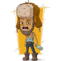 Adventurous Cartoon Character