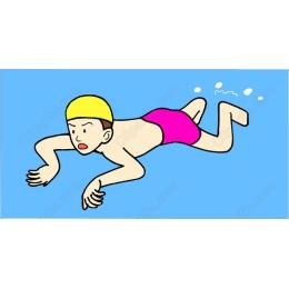 Vibrant Young Swimmer