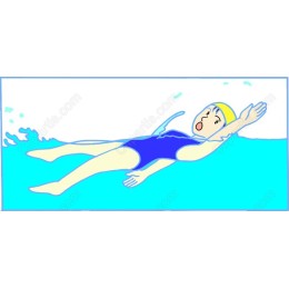 Cheerful Swimmer