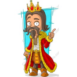Regal Cartoon King