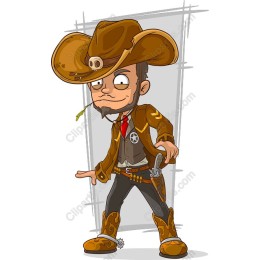 Wild West Cowboy Character