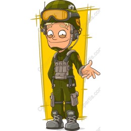 Cheerful Soldier