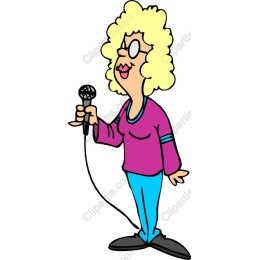 Retro Singer Clipart