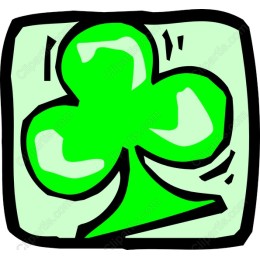 Playful Green Clover