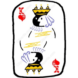 King of Hearts Hand-Drawn