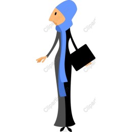 Empowered Elegance: Woman in Hijab