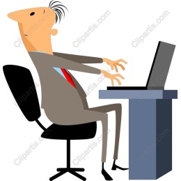 Quirky Office Worker