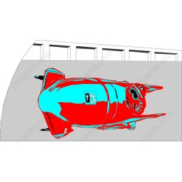 Vintage Retro Sled