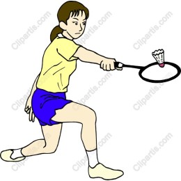 Dynamic Badminton Player