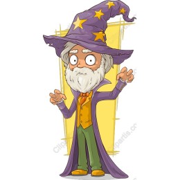 Whimsical Wizard Character