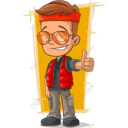 Cheerful Young Boy