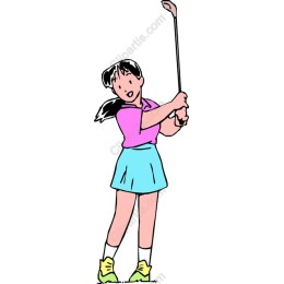 Cheerful Young Golfer