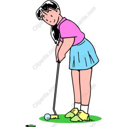 Cheerful Young Golfer